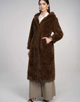 Aaliyah Fur Coat - Grey