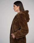 Aaliyah Fur Coat - Grey