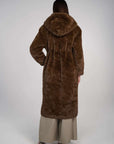 Aaliyah Fur Coat - Grey