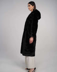 Aaliyah Fur Coat - Grey