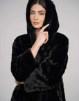 Aaliyah Fur Coat - Grey
