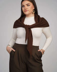 Mira Wool Wrap - Almond