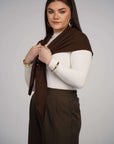Mira Wool Wrap - Almond