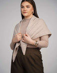 Mira Wool Wrap - Almond