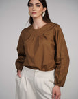 Marlo Blouse - Camel