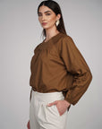 Marlo Blouse - Camel