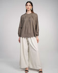 Marlo Blouse - Camel