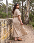 Paisley Linen-Blend Shirt Dress – She's Limitless