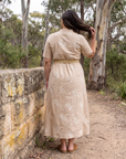 Paisley Linen-Blend Shirt Dress – She's Limitless