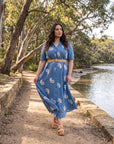 Paisley Linen-Blend Shirt Dress – She's Limitless