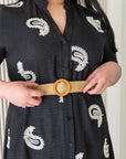 Paisley Shirt Dress