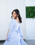 Heavenly Draped Satin Dress – She's Limitless