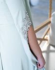 Heavenly Draped Satin Dress – She's Limitless