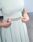 Heavenly Draped Satin Dress – She's Limitless