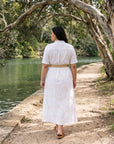 Paisley Linen-Blend Shirt Dress – She's Limitless