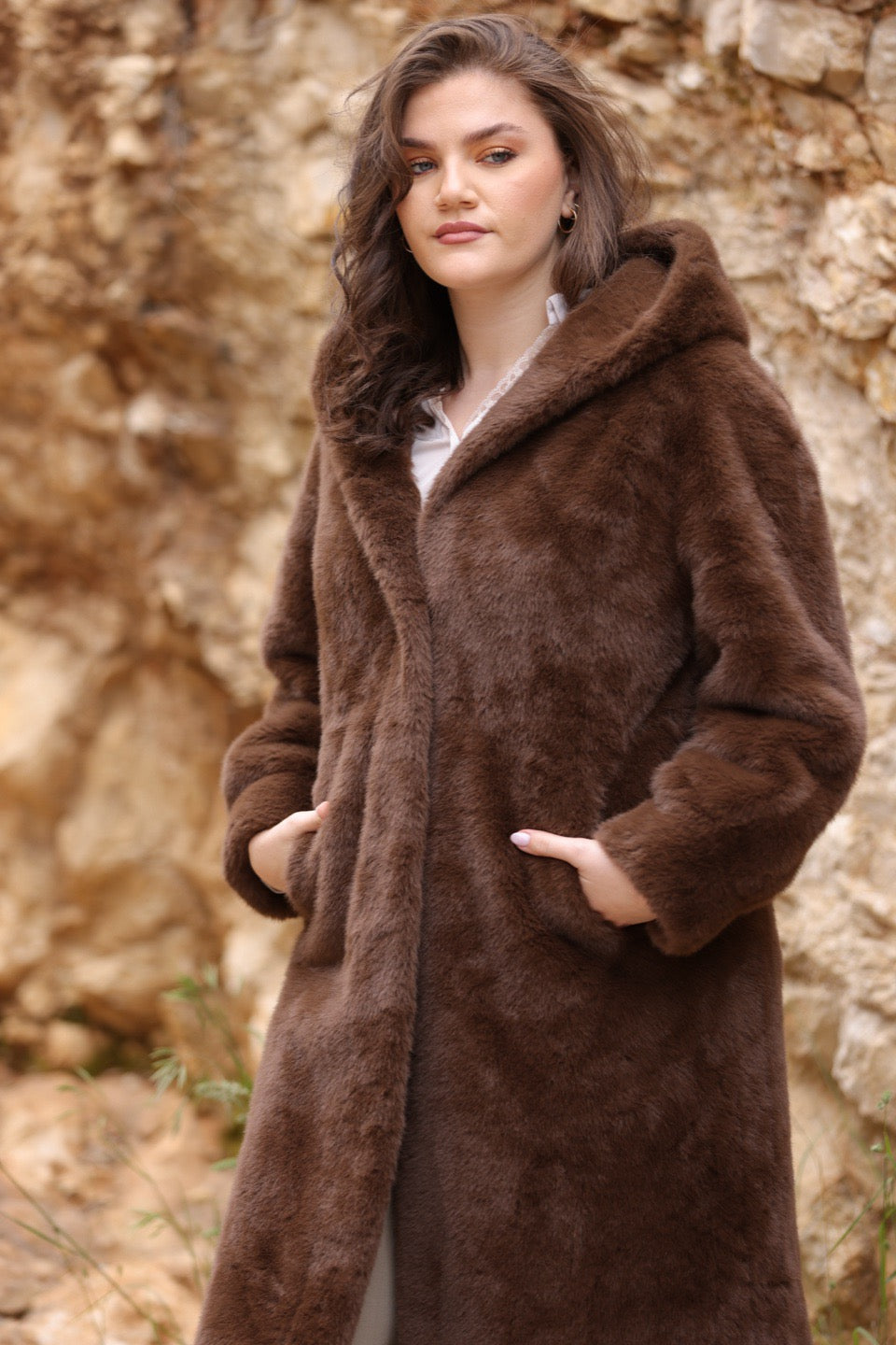 Aaliyah Faux Fur Coat – She's Limitless
