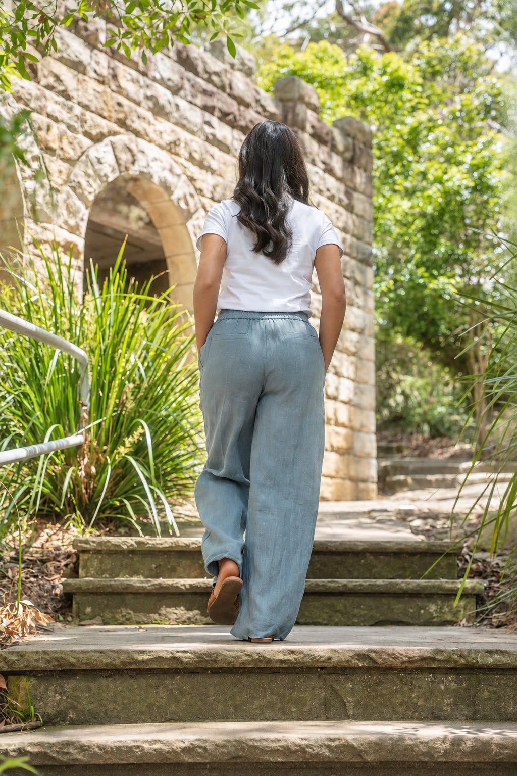 Serene Wide-Leg Linen Pants – She's Limitless